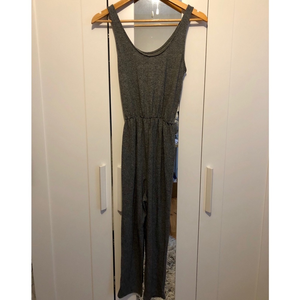 H&M Sleeveless Jersey Jumpsuit- Grey